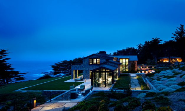 A Stone House that Blends English Country and Modern Coastal California