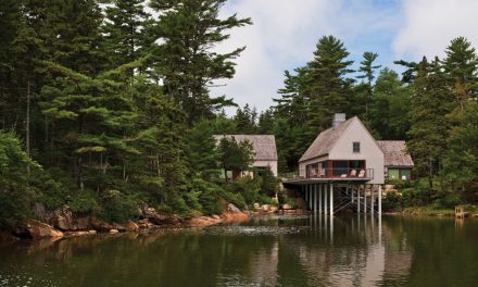 Simple Cottages on a Salt Pond