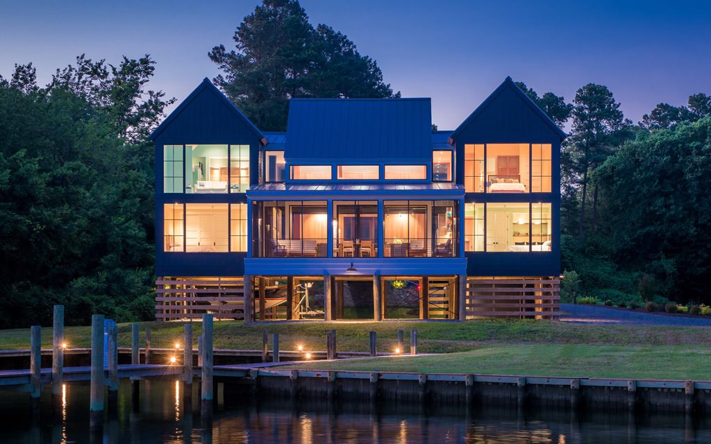 A Modern Waterfront Home Takes Cues from Past
